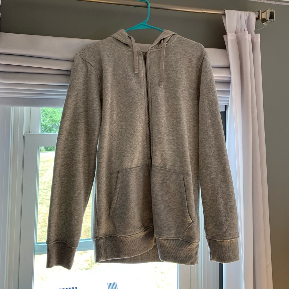 Gray mens Target zip up